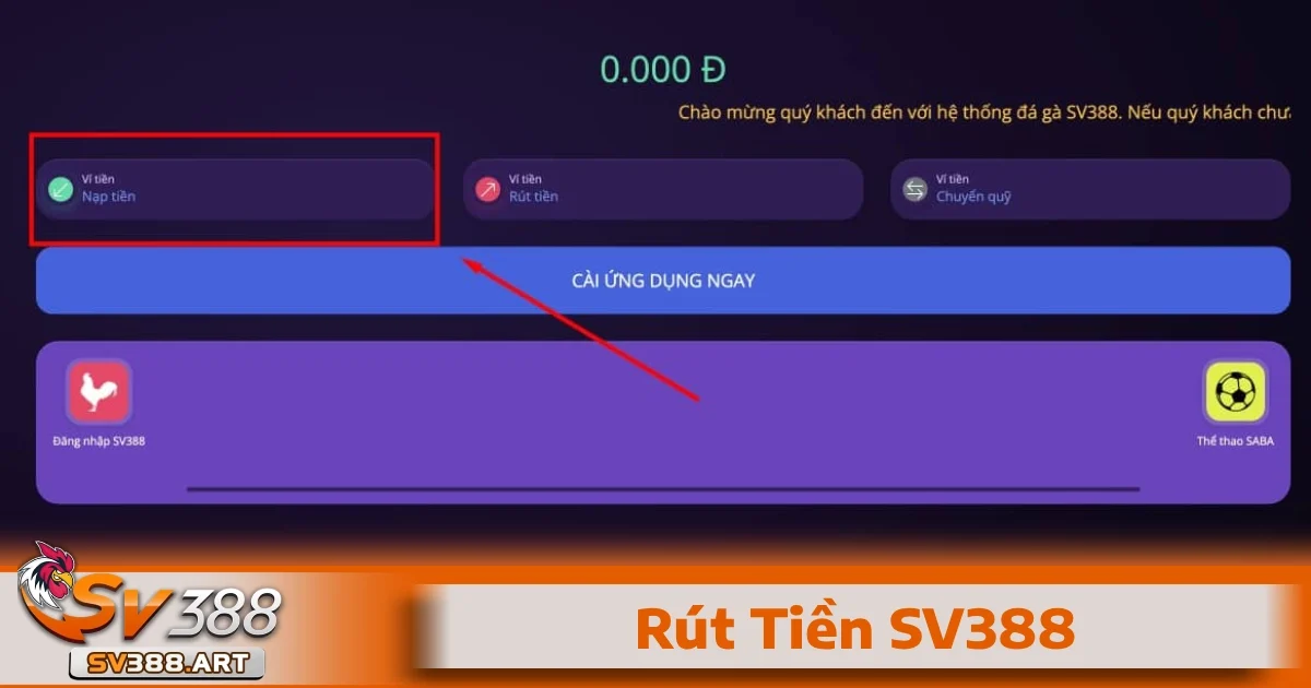 Rút Tiền SV388 3 Để đảm bảo an toàn cho các giao dịch, SV388 yêu cầu người chơi xác minh danh tính trước khi thực hiện rút tiền.